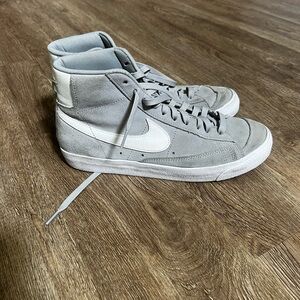 Grey Nike Blazers